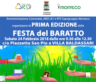 "Porta, Pesa e Vinci" e "Festa del Baratto" a Guagnano e Villa Baldassarri